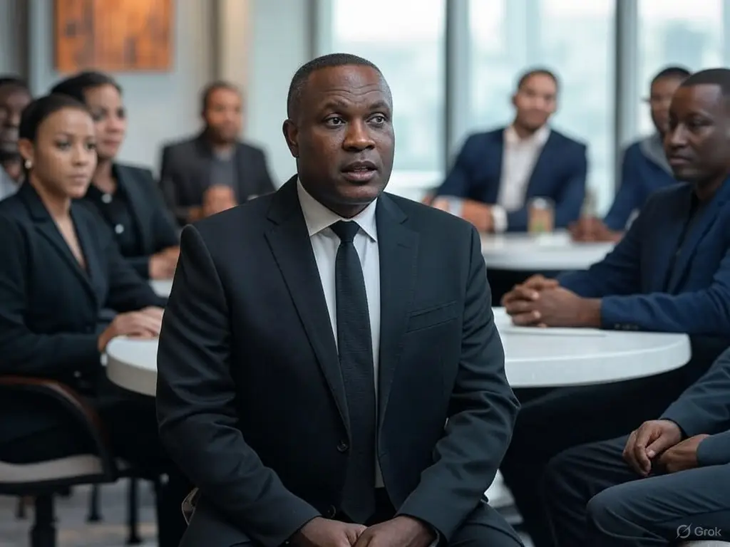 image of a Leadership coaching session