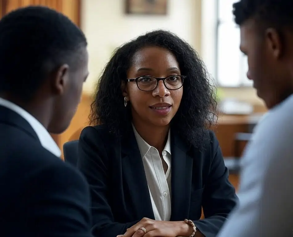 image of a personal coaching session